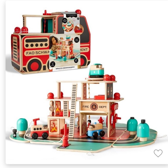 Other - NWT Wooden Firetruck